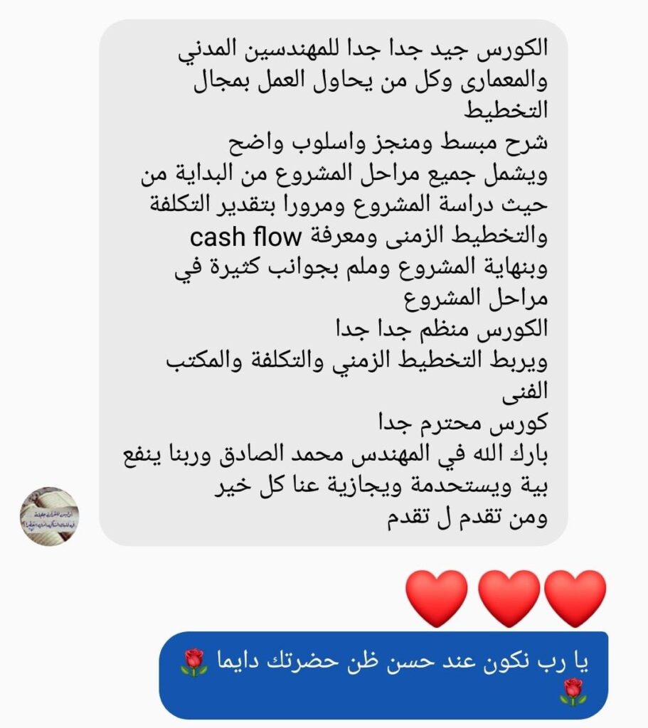 ورشة تخطيط ومتابعة متقدمة لمشروع كمبوند سكني بإستخدام البريمافيرا 8 Elsadek 10