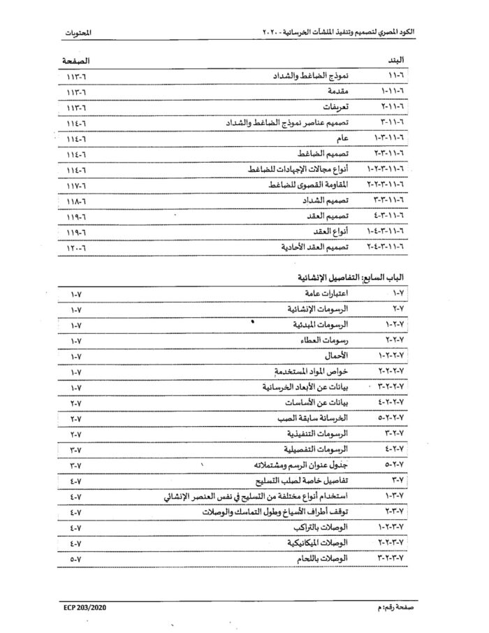 2020 الكود المصري لتصميم وتنفيذ المنشات الخرسانية Page 13