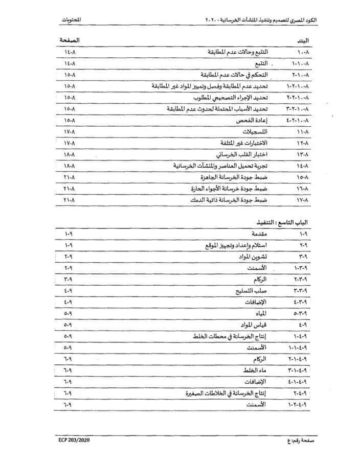 2020 الكود المصري لتصميم وتنفيذ المنشات الخرسانية Page 16