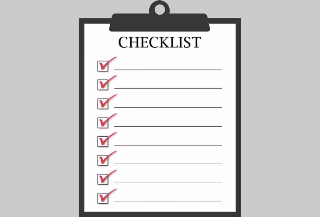 Planning Tips – Baseline Checklist