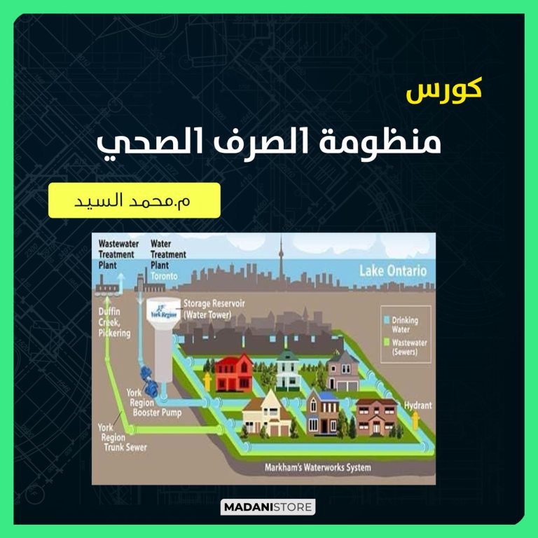 كورس منظومة الصرف الصحي ( شبكات الصرف – محطات الرفع – خطوط الطرد)