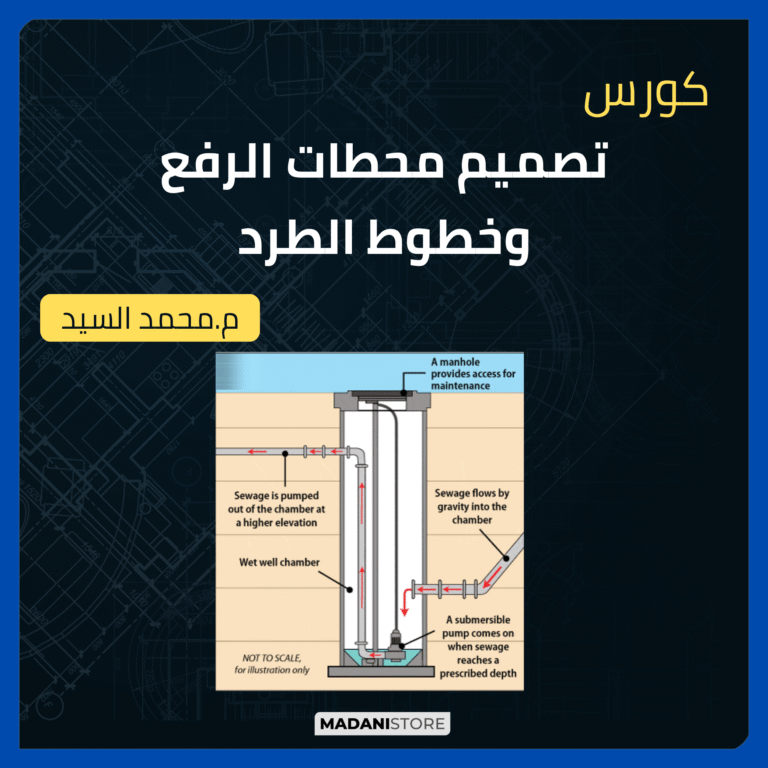 كورس تصميم محطات الرفع & خطوط الطرد